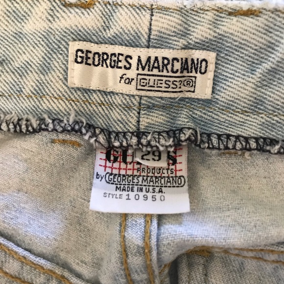 Vintage Guess by Georges Marciano shorts 26W - Picture 6 of 6